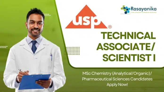 Technical AssociateScientist I Job at USP – MSc Chemistry (AnalyticalOrganic) Pharmaceutical Sciences Candidates Apply Now! Technical AssociateScientist I Job at USP – MSc Chemistry (AnalyticalOrganic) Pharmaceutical Sciences Candidates Apply Now!