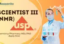 USP: Scientist III (NMR) – Chemistry/Pharmacy MSc/PhD Apply Now USP Scientist III (NMR) - ChemistryPharmacy MScPhD Apply Now