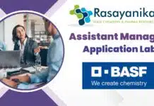 Assistant Manager – Application Lab at BASF, Navi Mumbai Assistant Manager - Application Lab - BASF Navi Mumbai