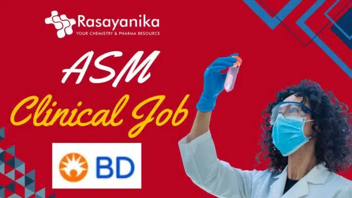 ASM Clinical Job at BD Healthcare Sales Job in Chennai ASM Clinical Job at BD Healthcare Sales Job in Chennai