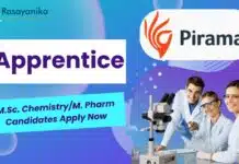 Apprentice at Piramal Group | Chem & Pharma Candidates Apply Now _Apprentice - Piramal Group ,M.Sc. ChemistryM. Pharm Candidates Apply Now