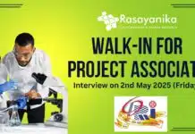 CSIR-CDRI Lucknow Chemistry Jobs 2025: Walk-in for Project Associate Posts on 2nd May CSIR-CDRI Lucknow Chemistry Jobs 2025 Walk-in for Project Associate Posts on 2nd May