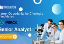 Career Opportunity for Chemistry Candidates: Merck Senior Analyst Job- Apply Now Career Opportunity for Chemistry Candidates: Merck Senior Analyst Job- Apply Now