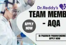 Pharma & Chemistry Jobs at Dr Reddy’s – Apply Now Dr. Reddy's Pharma & Chemistry Vacancy - Apply Now
