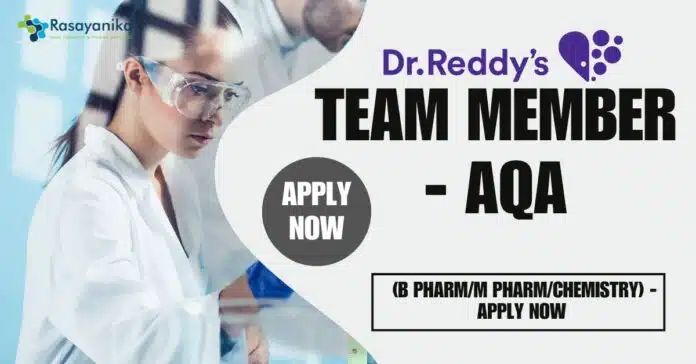 Dr. Reddy's Pharma & Chemistry Vacancy - Apply Now Dr. Reddy's Pharma & Chemistry Vacancy - Apply Now