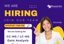 WFH, Part Time GC-MS / LC-MS Data Analysis Trainer Job Vacancy at Biotecnika, Apply Now Data Analysis Trainer Jobs at Biotecnika