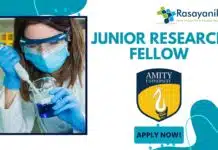 JRF Position at Amity University Noida | B.Pharm Candidates Apply Now JRF Position at Amity University Noida |