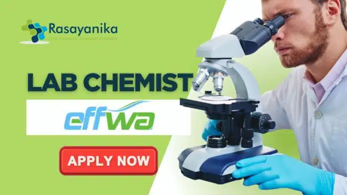 Lab Chemist Job in Durgapur – Effwa Infra Hiring Now Lab Chemist Job in Durgapur – Effwa Infra Hiring Now