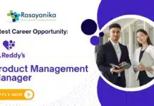 Dr. Reddy’s Hiring: Product Management Manager Job Opportunity- Apply Now Latest Career Opportunity: Dr. Reddy’s is Hiring a Product Management Manager Job Opportunity- Apply Now