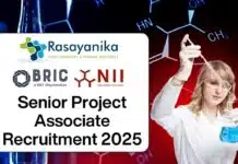Apply Now: Senior Project Associate Opportunity at NII Delhi for Chemical Sciences & PhD Graduates! NII Senior Project Associate Recruitment 2025 Apply Now!