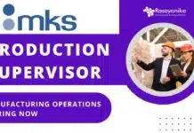 Production Supervisor at MKS Instruments, Manufacturing Operations | Hiring Now Production Supervisor at MKS Instruments, Manufacturing Operations Hiring NowProduction Supervisor at MKS Instruments, Manufacturing Operations Hiring Now
