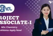 Chemistry Project Associate Jobs at CSIR-NCL – Apply Now Project Associate-I at CSIR-National Chemical Laboratory (NCL), Pune, MSc Chemistry Candidates Apply Now!