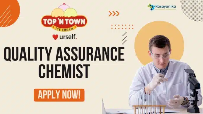 Quality Assurance Chemist at Ramani Ice-Cream, Apply Now! Quality Assurance Chemist at Ramani Ice-Cream, Apply Now!