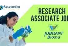 Discover Your Dream Job at Jubilant Biosys – Research Associate Position Open! Research Associate Job at Jubilant Biosys – Analytical Chemistry Role Open