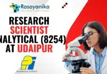 Research Scientist – Analytical in PI Industries at Udaipur, India | Apply Now! Research Scientist – Analytical (8254) in PI Industries at Udaipur
