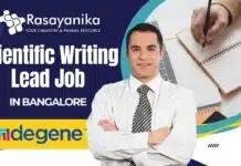 Scientific Writing Lead at Indegene – Pharma Apply Online! Scientific Writing Lead Job at Indegene in Bangalore Apply Now!