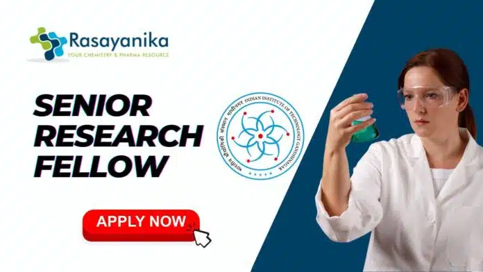 Senior Research Fellow at IIT Gandhinagar. Apply Now for the Organic ChemNanotech Research Jobs in India Senior Research Fellow at IIT Gandhinagar. Apply Now for the Organic Chem/Nanotech Research Jobs in India