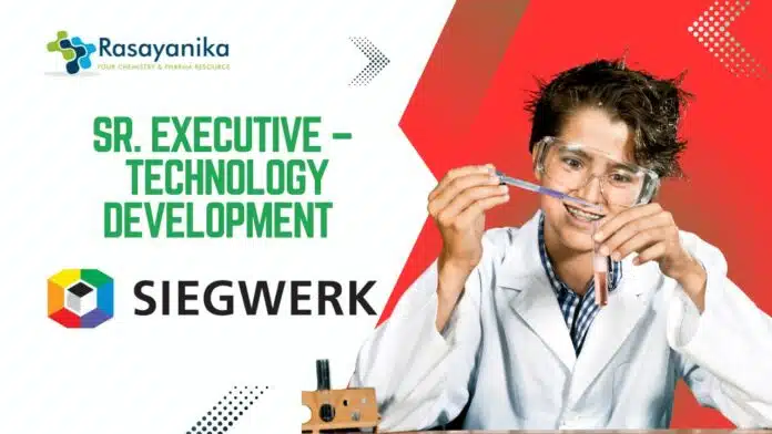 _Sr. Executive – Technology Development Job at Siegwerk. M.Sc. in ChemistryAnalytical Chemistry Candidates Apply Now in Bhiwadi _Sr. Executive – Technology Development Job at Siegwerk. M.Sc. in ChemistryAnalytical Chemistry Candidates Apply Now in Bhiwadi