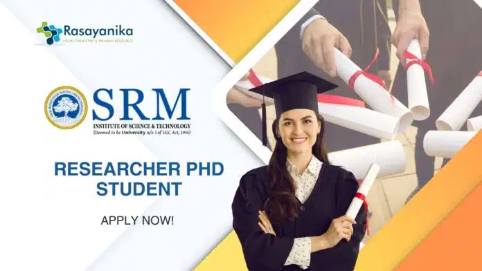 White and Blue Modern Dynamic Marketing Strategy Presentation Researcher PhD Opportunity in SRMIST