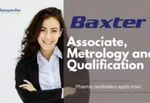 Baxter Jobs: Pharma Apply For Associate Role Associate, Metrology and Qualification at Baxter, Pharma candidates apply now!