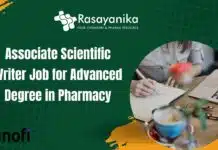 Associate Scientific Writer Position at Sanofi, Hyderabad Associate Scientific Writer