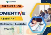 Freshers Chemistry Job at Momentive, Work as PS Assistant – M.Sc Chemistry, Apply Now! Freshers Chemistry Job at Momentive as PS Scientist - Apply Now!