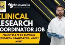 Freshers Clinical Research Job For Pharm D at SJRI – Apply Online Clinical Research Coordinator Job at SJRI Apply by May 27