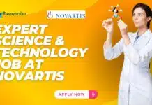 Chemistry & Pharmaceutical Sciences Job at Novartis, Hyderabad Expert Science & Technology Job at Novartis