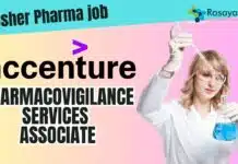 Fresher Pharma Job at Accenture – Apply For Pharmacovigilance Services Associate Post Fresher Pharma job at Accenture as a Pharmacovigilance Services Associate, Apply online!