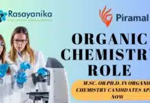 Piramal Organic Chemistry Research Scientist – Apply Now! Organic Chemistry Role at Piramal Group Apply in Navi Mumbai