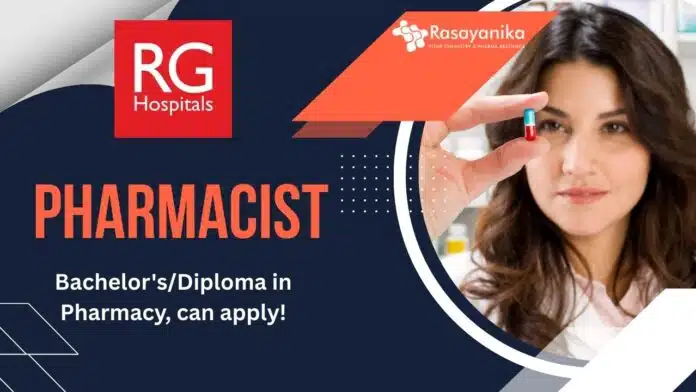 Pharmacist Position at RG Urology and Laparoscopy Hospital, Bachelor'sDiploma in Pharmacy, can apply! Pharmacist Position at RG Urology and Laparoscopy Hospital, Bachelor'sDiploma in Pharmacy, can apply!