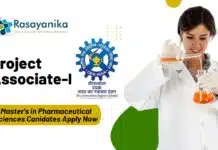 Project Associate Job For Pharmaceutical Sciences at CSIR-IMTECH l Apply Now Project Associate-I Role at CSIR-IMTECH | Pharma Candidates Apply Now