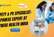 Syneos Health PV Specialist Jobs For Pharma & Chemistry, Apply Online Safety & PV Specialist- Japanese Expert At Syneos Health India