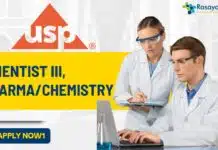 USP Hiring For Scientist Role – Pharma & Chemistry Apply Now Scientist III, PharmaChemistry jobs at USP, Apply online!