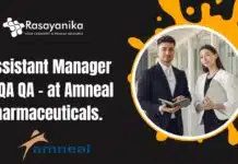 Join as Assistant Manager IPQA (QA – Sterile Oncology) – Amneal Pharmaceuticals Assistant Manager IPQA QA - at Amneal Pharmaceuticals.