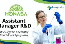 Assistant Manager R&D Job at Honasa Consumer Ltd. | MSc Organic Chemistry Candidates Apply Now Assistant Manager R&D Job at Honasa Consumer Ltd. | MSc Organic Chemistry Candidates Apply Now