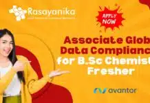 Freshers Chemistry Data Associate Jobs at Avantor – Apply Online Associate Global Data Compliance (1)