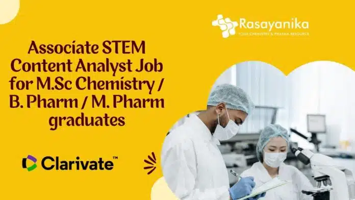 Associate STEM Content Analyst Job Associate STEM Content Analyst Job