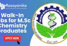 Walk-In Jobs for M.Sc Chemistry at CSIR-CIMAP Bengaluru – July 2025 CSIR-CIMAP Jobs 2025 for M.Sc Chemistry Graduates - Apply Now!