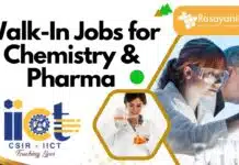 Walk-In Alert: Chemistry, Chemical Engineering & Pharma Jobs at CSIR-IICT – June 2025 CSIR-IICT Walk-In Jobs for Chemistry & Pharma – June 2025