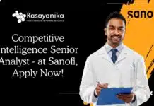 Pharma Analyst Jobs at Sanofi – PharmD Apply Online Competitive Intelligence Senior Analyst - at Sanofi