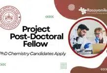 IIT Kanpur Project Post-Doctoral Fellow Position– PhD Chemistry Candidates Apply IIT Kanpur Project Post-Doctoral Fellow Position– PhD Chemistry Candidates Apply