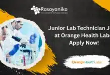 Join Orange Health Labs as a Junior Lab Technician – Diagnostic Role, Apply Now! Junior Lab Technician Job - at Orange Health Labs