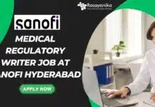 Medical Regulatory Writer Job at Sanofi Hyderabad – Apply Now Medical Regulatory Writer Job at Sanofi Hyderabad