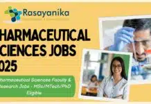 Apply Now: NIPER Raebareli Pharmaceutical Sciences Faculty & Research Jobs 2025 – MSc/MTech/PhD Eligible NIPER Raebareli Pharmaceutical Sciences Jobs 2025 – Apply by 18 June