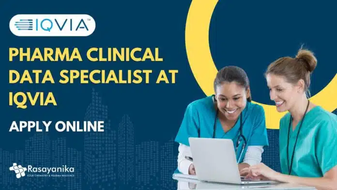 Pharma Clinical Data Specialist at IQVIA Pharma Clinical Data Specialist at IQVIA