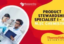 MSc Chemistry Product Job Opening at Thermo Fisher, Apply Now! MSc Chemistry Product Job Opening at Thermo Fisher, Apply Now!