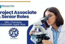 Project Associate & Senior Roles at IMTECH | MSc Chemistry Graduates Apply Project Associate & Senior Roles at IMTECH | MSc Chemistry Graduates Apply