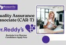 QA Associate at Dr. Reddy’s l Bachelor’s in Pharma Candidates Apply QA Associate – CAR-T at Dr. Reddy’s l Bachelor's in Pharma Candidates Apply Now