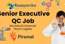Piramal Pharma QC Job – Senior Executive Role | Pharma Eligible Senior Executive QC Job at Piramal Pharma – Apply Now (1)